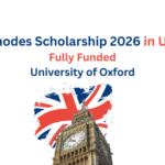 Fully Funded Rhodes Scholarship to Study at Oxford University